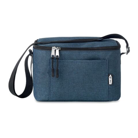 600D RPET Cooler bag for cans blue | No Branding | not available | not available | not available
