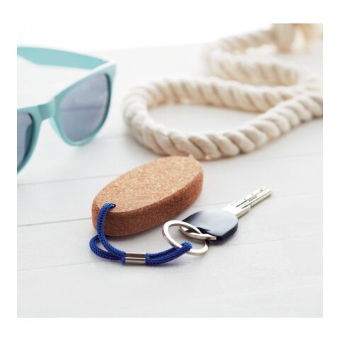 Floating cork key ring royal blue | No Branding | not available | not available