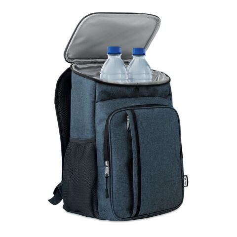 Outdoor cooler bag 600D RPET blue | No Branding | not available | not available | not available