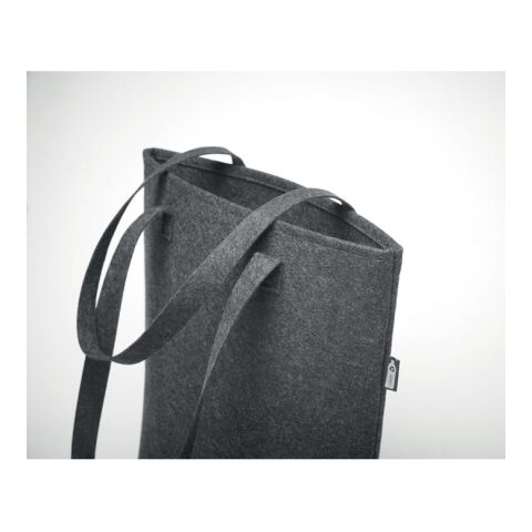RPET felt shopping bag grey | No Branding | not available | not available | not available