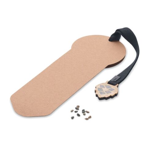 Pine tree bookmark beige | No Branding | not available | not available
