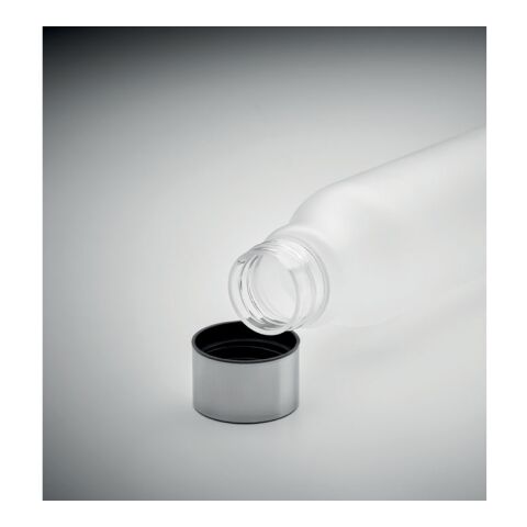 RPET bottle 600ml transparent/white | No Branding | not available | not available