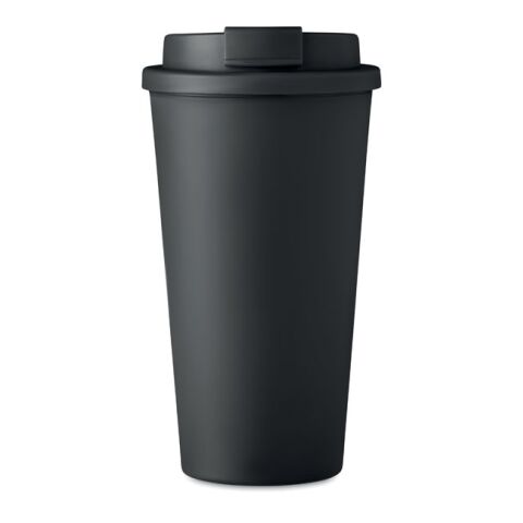 Double wall tumbler 450 ml black | No Branding | not available | not available