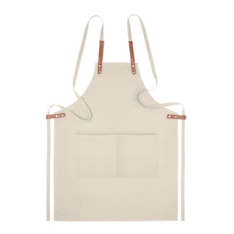 Organic cotton apron 340 gr/m² beige | No Branding | not available | not available | not available