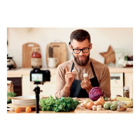 Organic cotton apron 200 gr/m² black | No Branding | not available | not available | not available