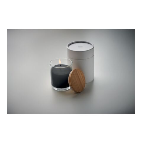 Vanilla fragranced 7 cm diameter candle black | No Branding | not available | not available