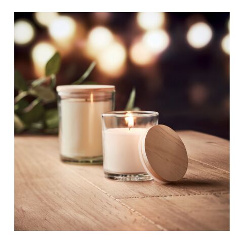 Vanilla fragranced 7 cm diameter candle transparent | No Branding | not available | not available