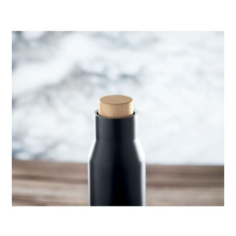 Leak proof double wall flask 500 ml black | No Branding | not available | not available | not available