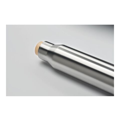 Leak proof double wall flask 500 ml matt silver | No Branding | not available | not available | not available