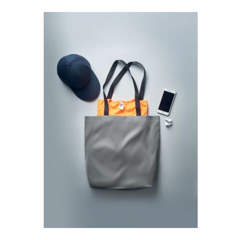 Reflective shopping bag matt silver | No Branding | not available | not available