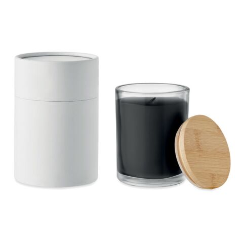 Vanilla fragranced 8 cm diameter candle black | No Branding | not available | not available | not available