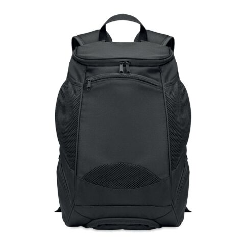 600D RPET sports rucksack black | No Branding | not available | not available | not available