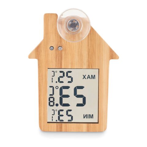 House-shaped bamboo weather station wood | No Branding | not available | not available | not available