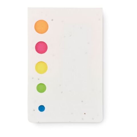 Seed paper page markers pad white | No Branding | not available | not available