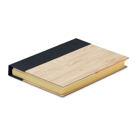 Bamboo sticky note memo pad black | No Branding | not available | not available | not available