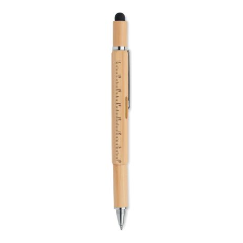 Spirit level pen in bamboo wood | No Branding | not available | not available