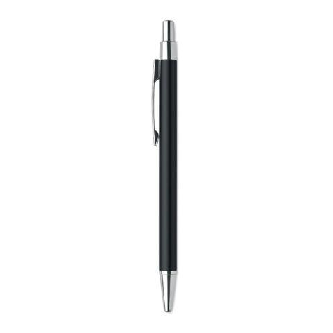 Recycled aluminium push button ball pen black | No Branding | not available | not available