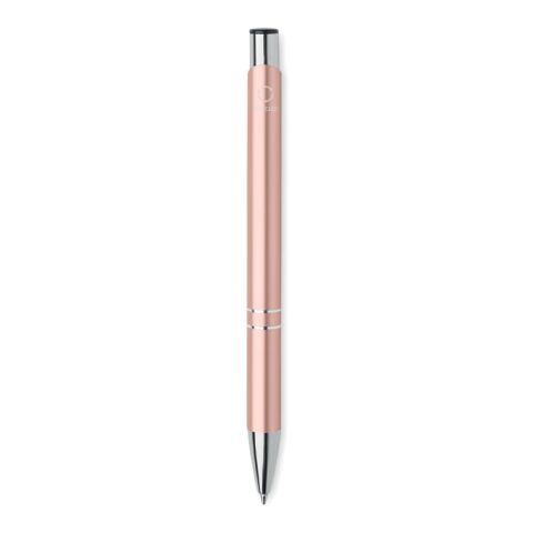Classic recycled aluminium ball pen Beige/Red | No Branding | not available | not available