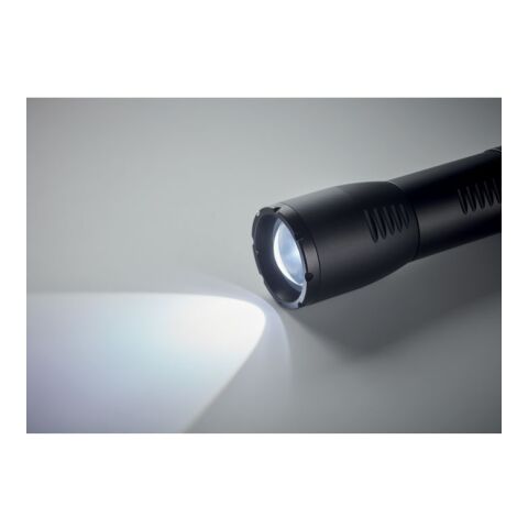 Small aluminium LED flashlight black | No Branding | not available | not available | not available