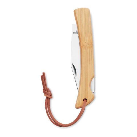 Foldable knife in bamboo wood | No Branding | not available | not available | not available