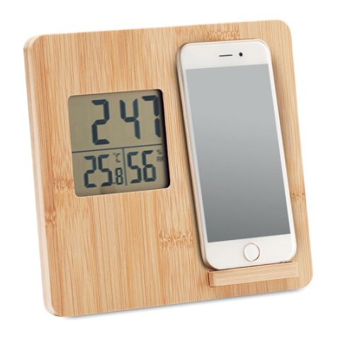 Bamboo weather station 10W wood | No Branding | not available | not available | not available