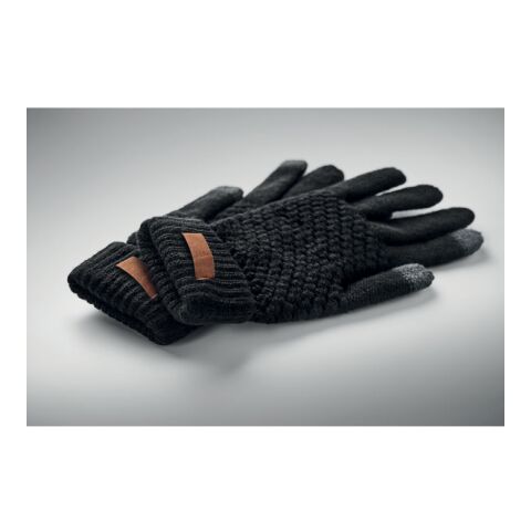 Rpet tactile gloves black | No Branding | not available | not available | not available