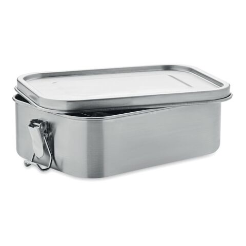 Stainless steel lunch box matt silver | No Branding | not available | not available | not available