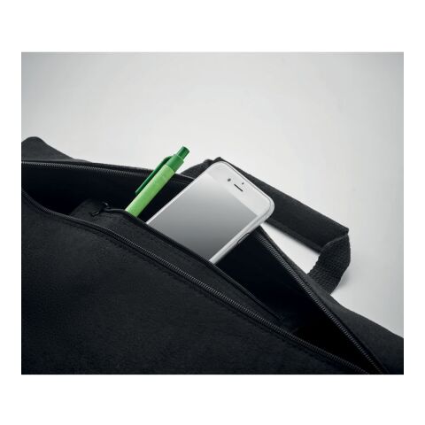 RPET felt zippered laptop bag black | No Branding | not available | not available | not available