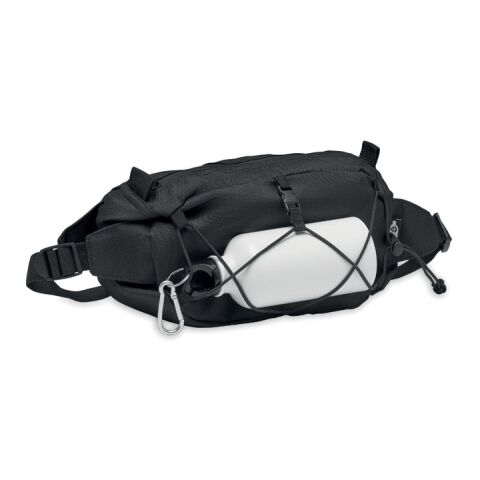 Waist bag in 600D RPET black | No Branding | not available | not available | not available