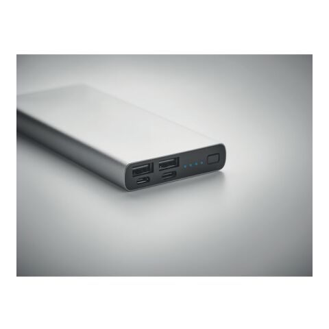 10000 mAh power bank matt silver | No Branding | not available | not available