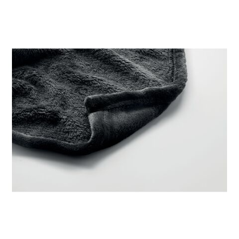 RPET fleece blanket 280 gr/m² black | No Branding | not available | not available | not available
