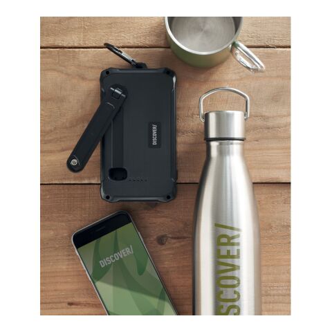 8000 mAh solar dynamo charger black | No Branding | not available | not available | not available