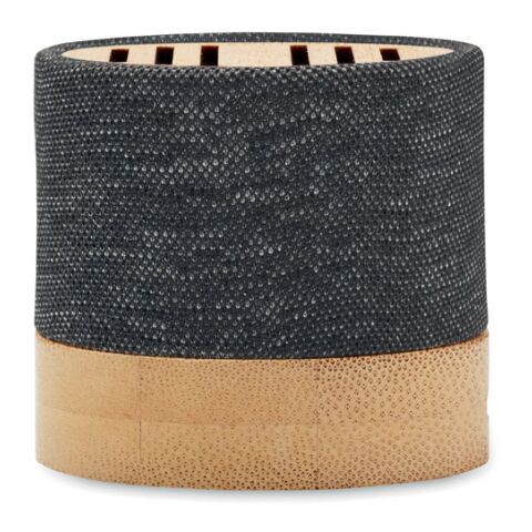 Bamboo RPET wireless speaker black | No Branding | not available | not available | not available