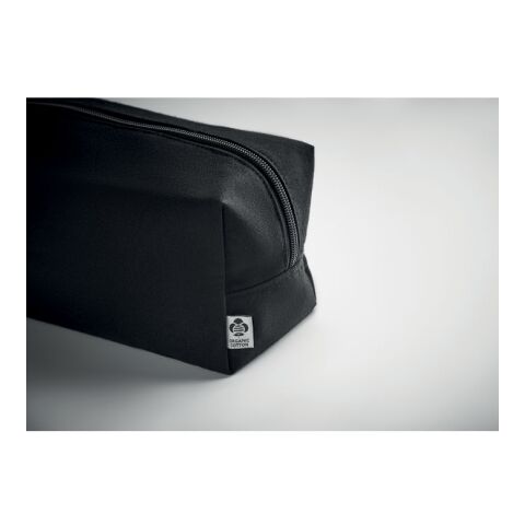 Canvas cosmetic bag 220 gr/m² black | No Branding | not available | not available | not available