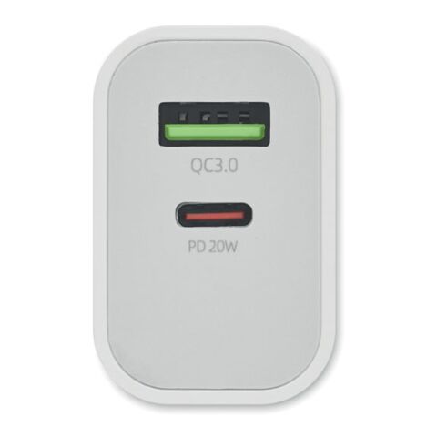 18W 2 port USB charger EU plug white | No Branding | not available | not available | not available