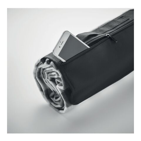 RPET fleece blanket 150 gr/m² black | No Branding | not available | not available | not available