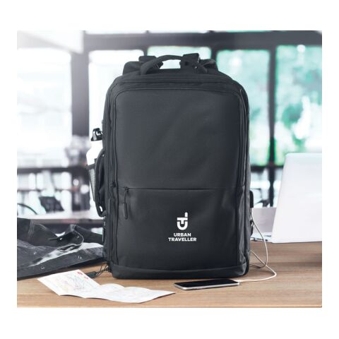 Backpack 600D RPET black | No Branding | not available | not available | not available