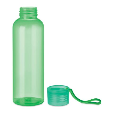 Tritan bottle and hanger 500ml transparent/green | No Branding | not available | not available