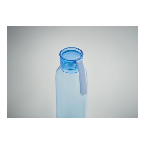 Tritan bottle and hanger 500ml transparent/light blue | No Branding | not available | not available