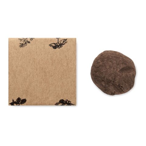 Herb seed bomb in carton box beige | No Branding | not available | not available | not available