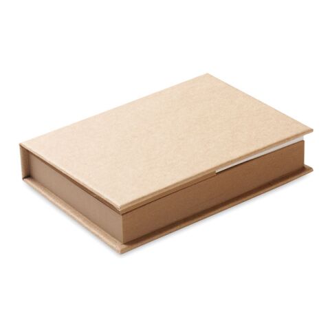 Recycled memo pad set beige | No Branding | not available | not available | not available