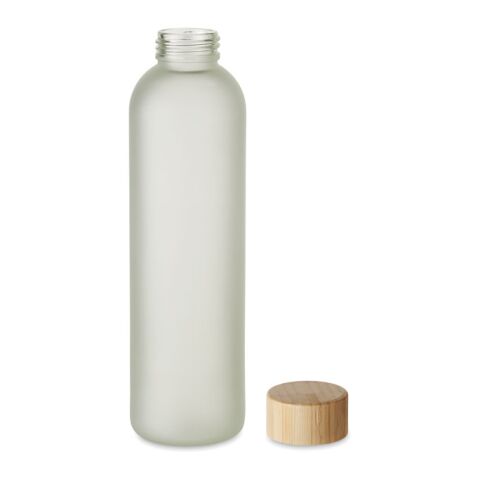 Sublimation glass bottle 650ml transparent/white | No Branding | not available | not available | not available