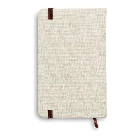 A6 canvas notebook lined beige | No Branding | not available | not available | not available
