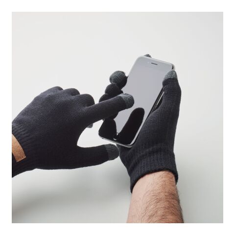 RPET tactile gloves black | No Branding | not available | not available | not available
