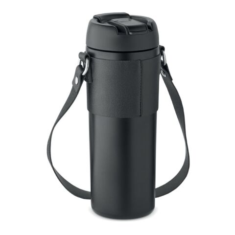 Double wall tumbler 700 ml black | No Branding | not available | not available | not available