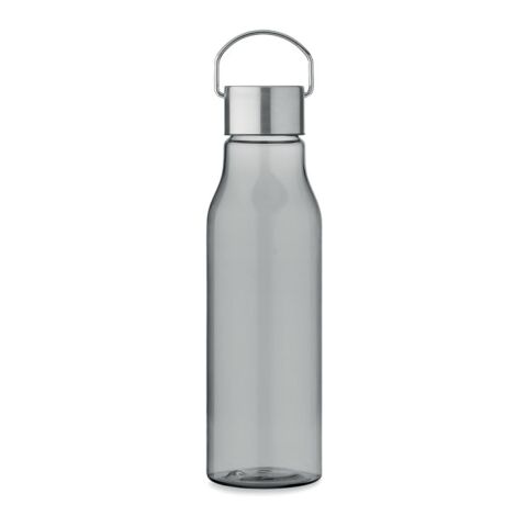 RPET bottle with PP lid 600 ml transparent/grey | No Branding | not available | not available