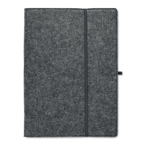A4 conference folder in RPET grey | No Branding | not available | not available | not available