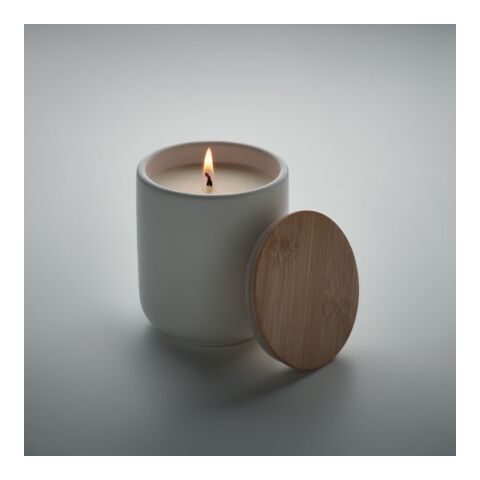 Plant based wax candle 200 gr white | No Branding | not available | not available