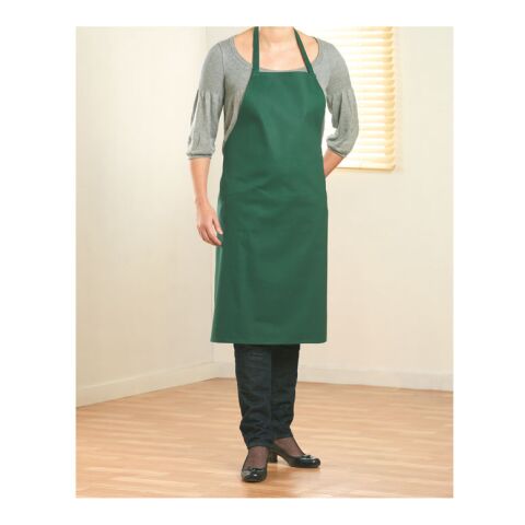 Kitchen apron in cotton green | No Branding | not available | not available | not available