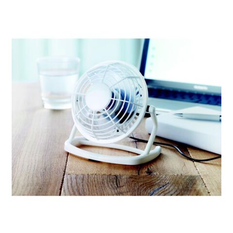 USB fan white